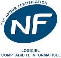 Logo NF logiciel comptabilité informatisée
