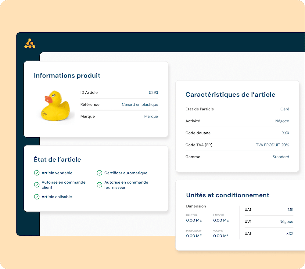 visuel archipelia centralisation donnees produits